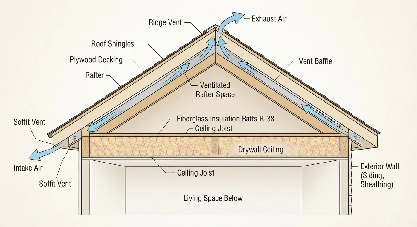 Attic Insulation and Ventilation: The Two Work Together