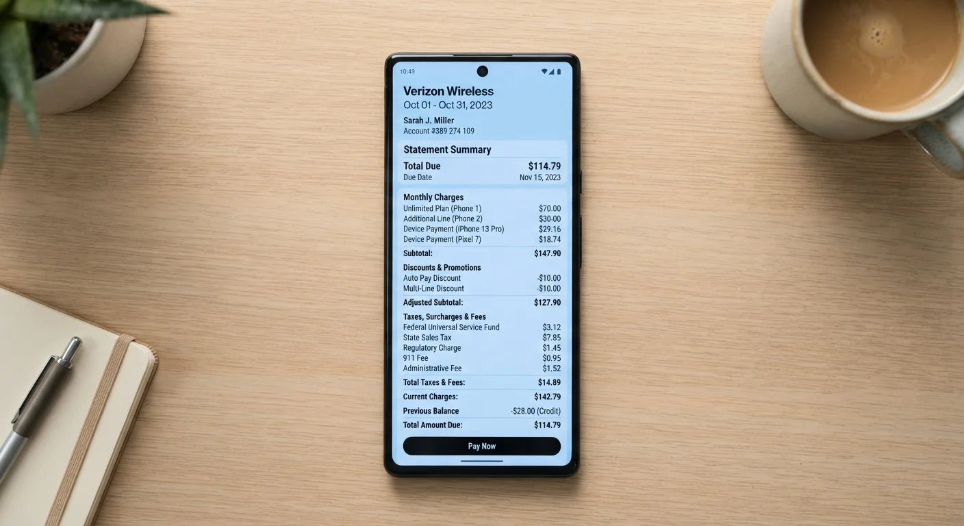 Decoding Your Wireless Bill: What Every Line Item Actually Means