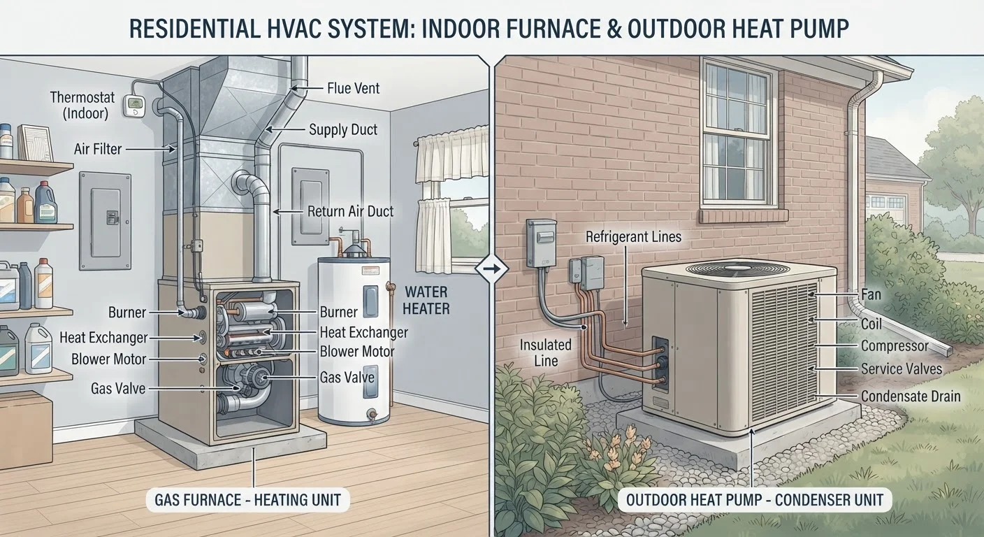 Furnace vs. Heat Pump: Understanding How Each Heats Your Home
