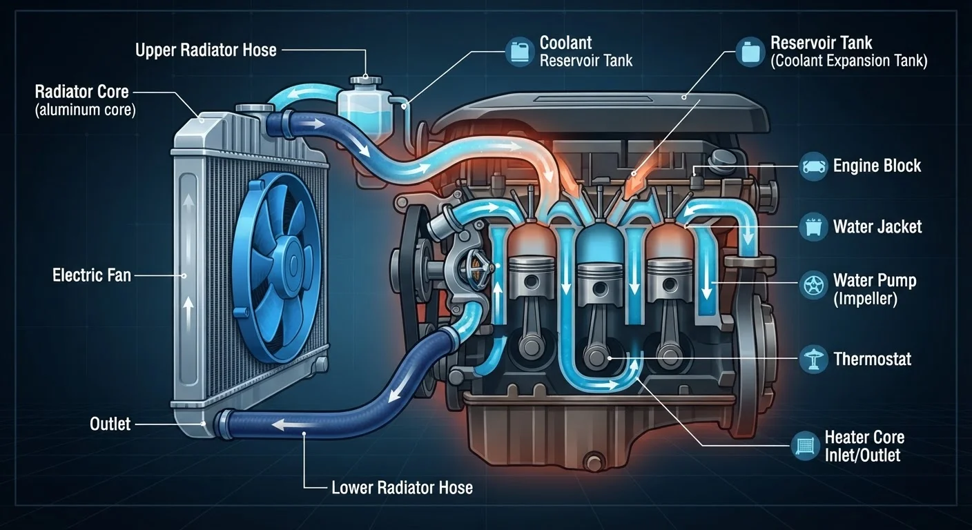 How a Car's Cooling System Prevents Your Engine from Overheating