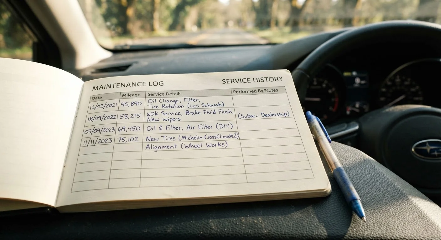 Keeping Records: Why a Maintenance Log Makes You a More Informed Car Owner