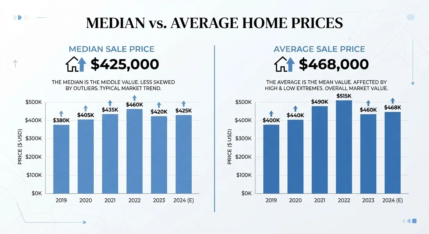 Median Price vs. Average Price: Which Housing Stat Should You Trust?