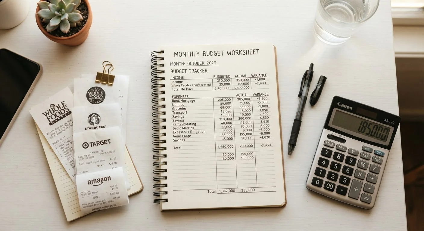 Monthly Budget Setup Checklist