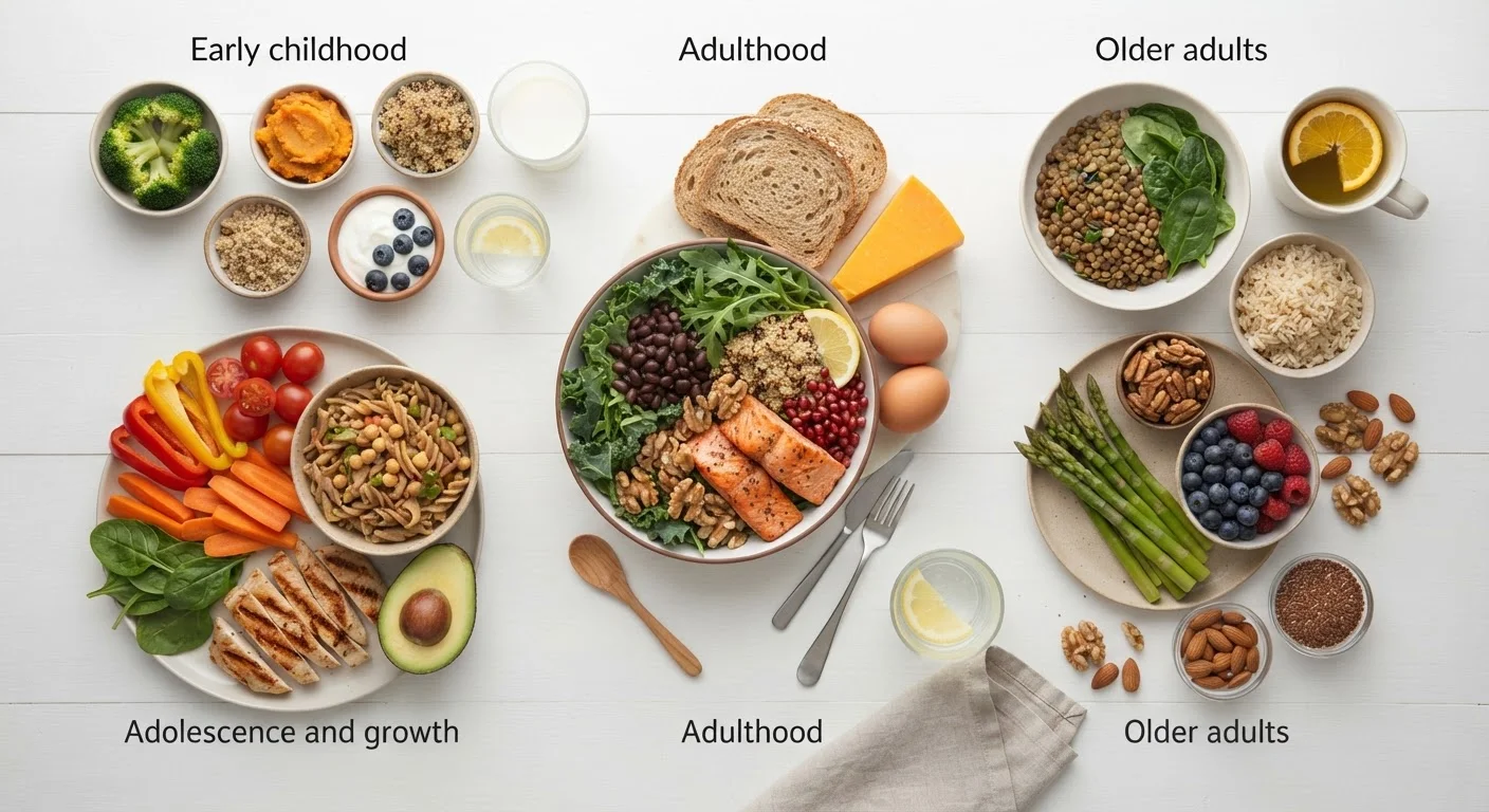 Nutrition Through the Life Stages: How Needs Shift from Young Adulthood to Later Life