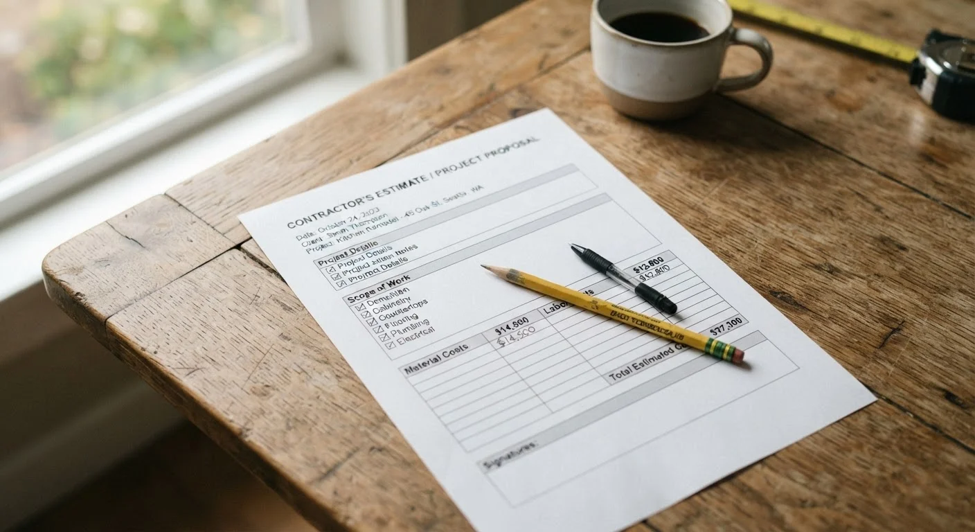 Reading a Contractor's Bid: Line Items You Should Always Clarify