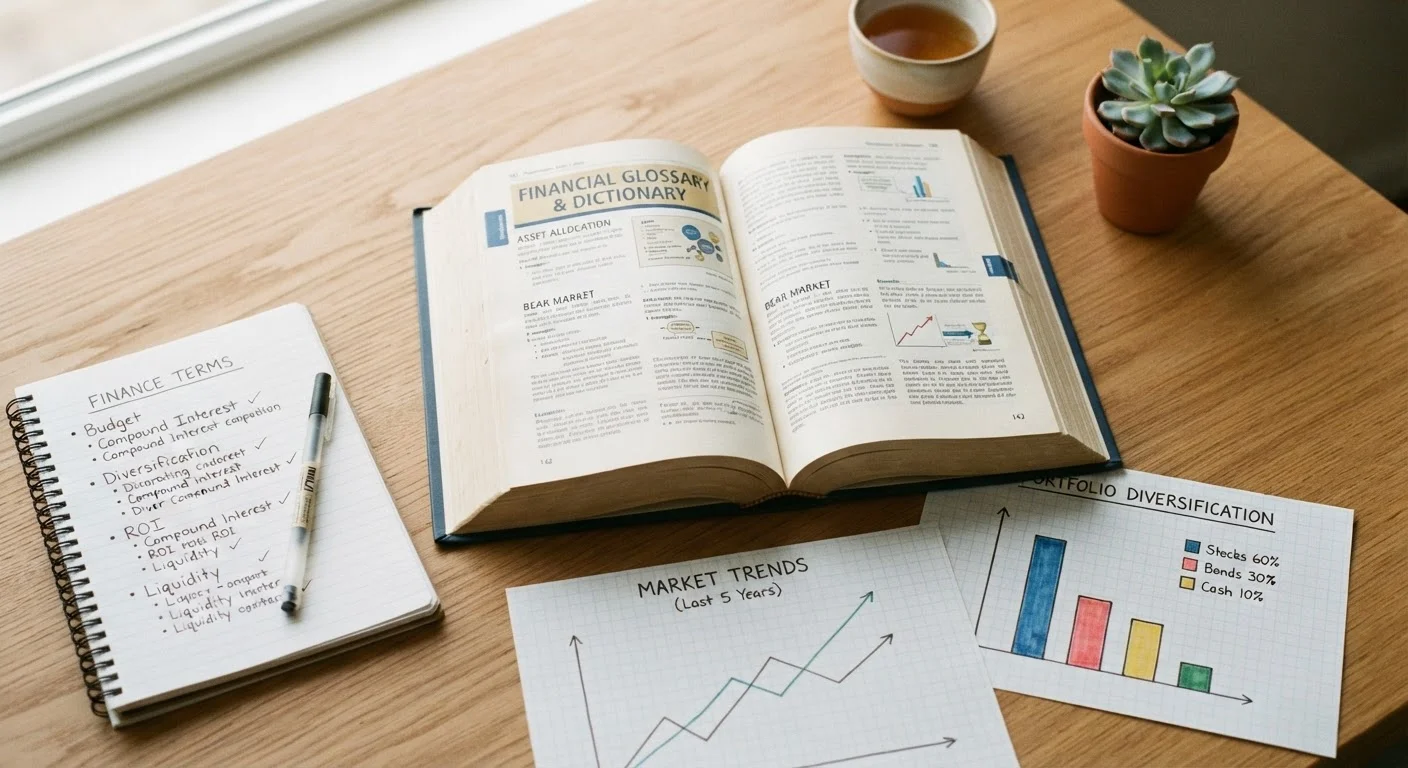 The Investing Glossary: 30 Terms Explained Without the Finance-Speak