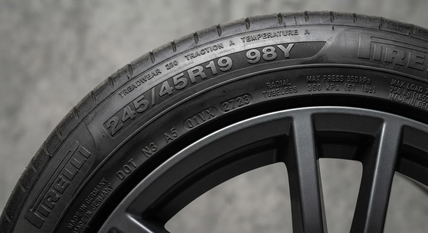 Tire Pressure, Load Rating, and Sidewall Numbers Decoded
