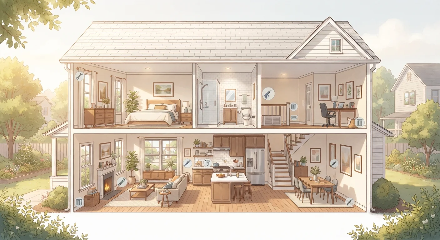 Whole-House Home Maintenance: A Room-by-Room Reference