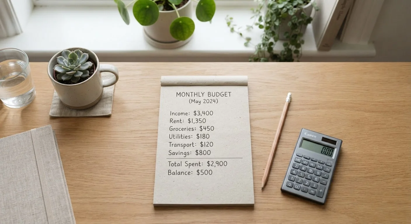 Your First Budget: A Plain-English Starting Point for Complete Beginners